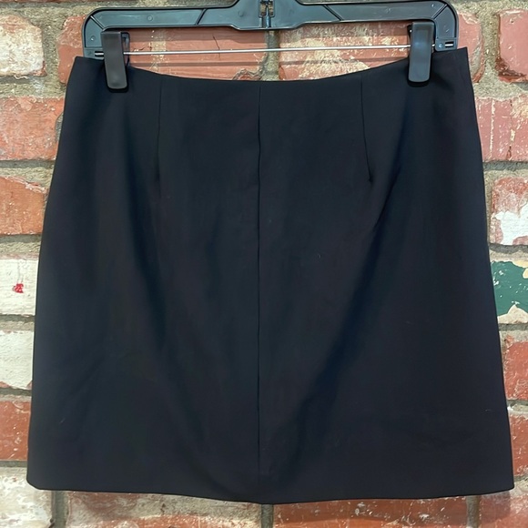 NWT Madewell Ignition Zip Wrap Black Skirt Sz 4 - Picture 4 of 5